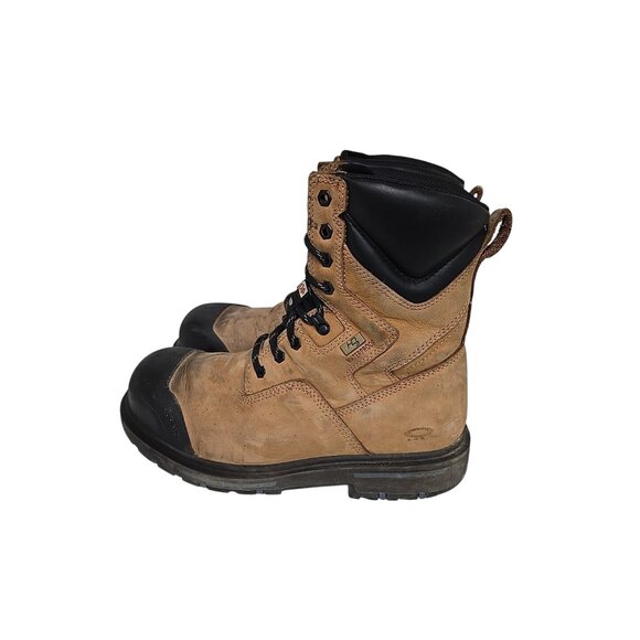 DAKOTA Men's 8" Steel Toe Steel Plate Quad Comfort Work Boots 8522 Wheat 10.5W - Picture 5 of 7